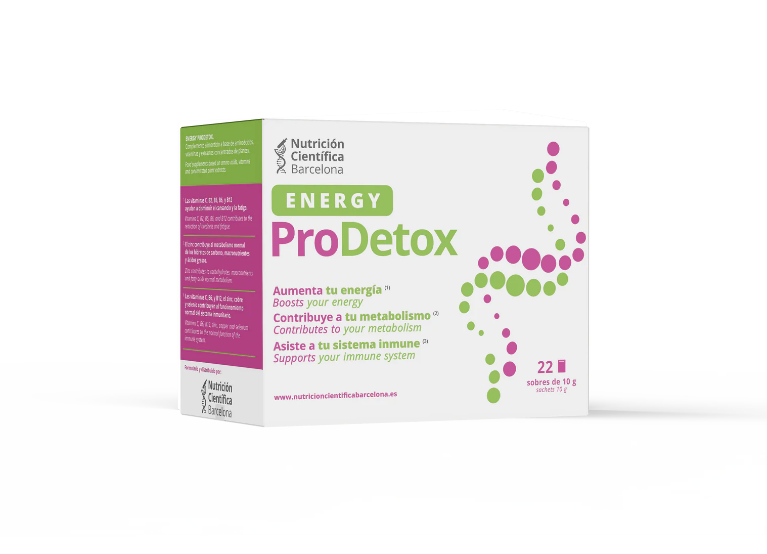 Energy Pro Detox — Desintoxicación, Energía e Inmunidad en un Solo Sobre - 3 pack
