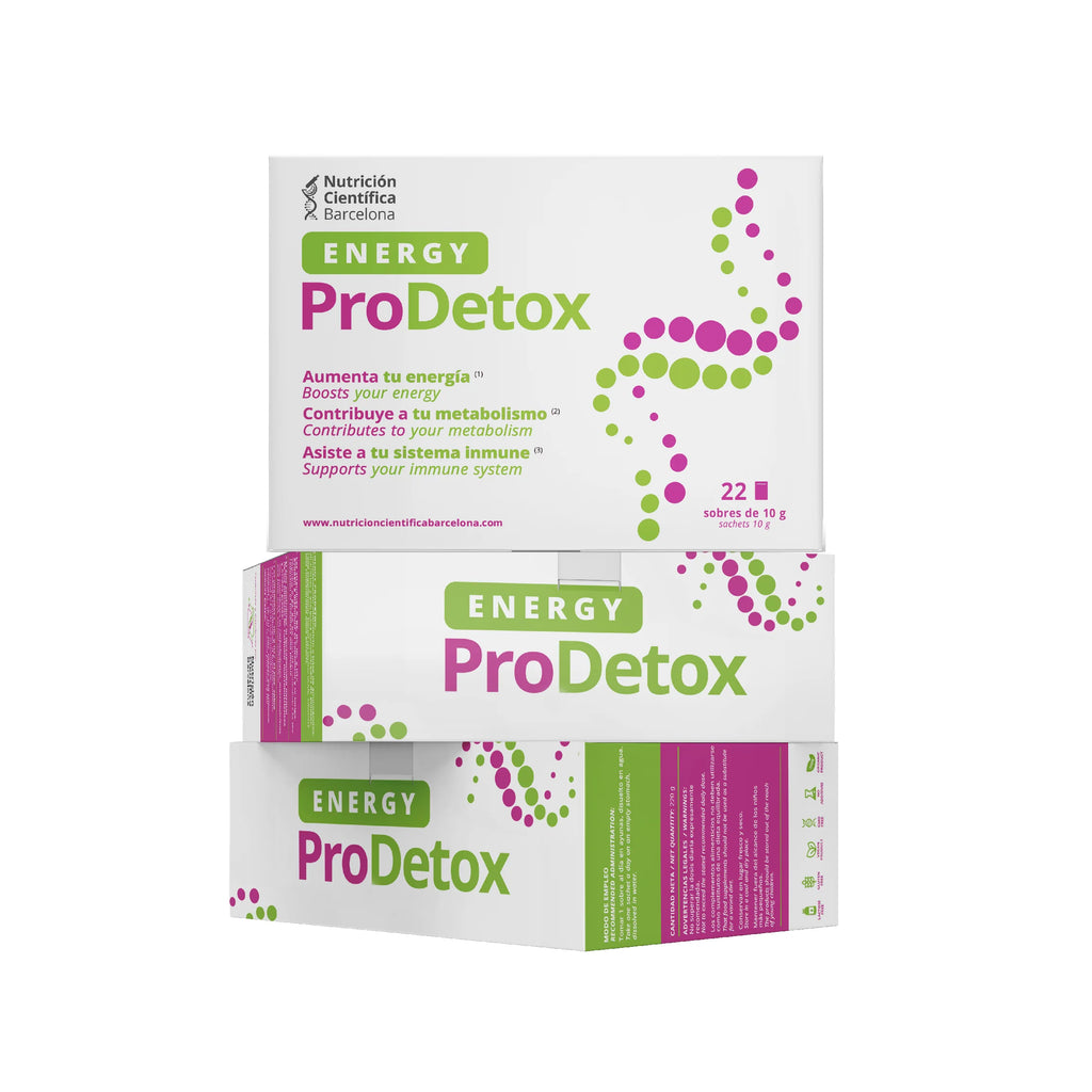 Energy Pro Detox — Desintoxicación, Energía e Inmunidad en un Solo Sobre - 3 pack